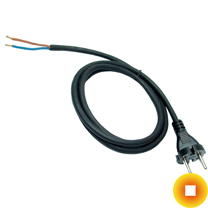 Сетевой кабель с вилкой 6х4 мм U/UTP Cu Stranded PVC