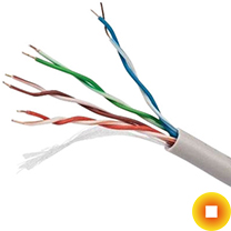 Сетевой кабель в бухтах 0,64х1 мм S/FTP Cu Stranded PVC ГОСТ Р 54429-2011