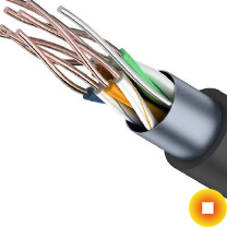 Сетевой кабель для адаптера питания 0,51х8 мм S/FTP Cu Stranded PP